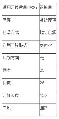 正前角外圆车刀