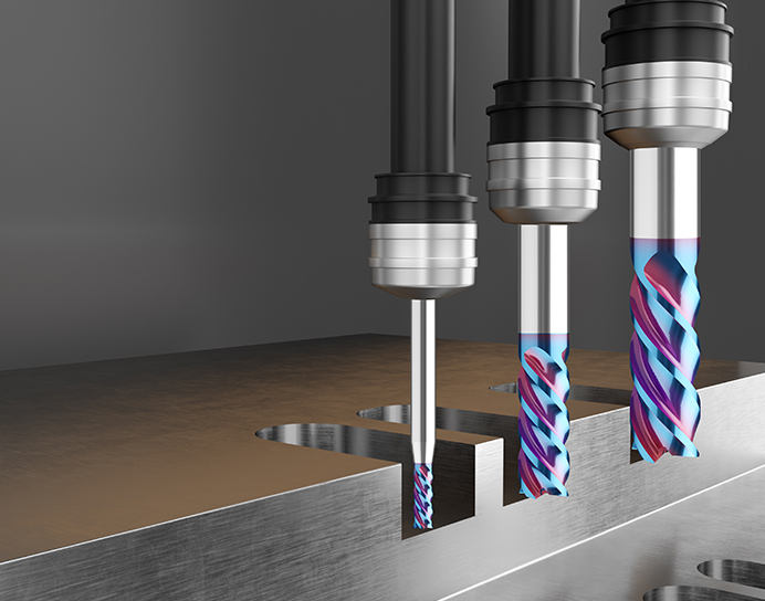 60度四刃立铣刀